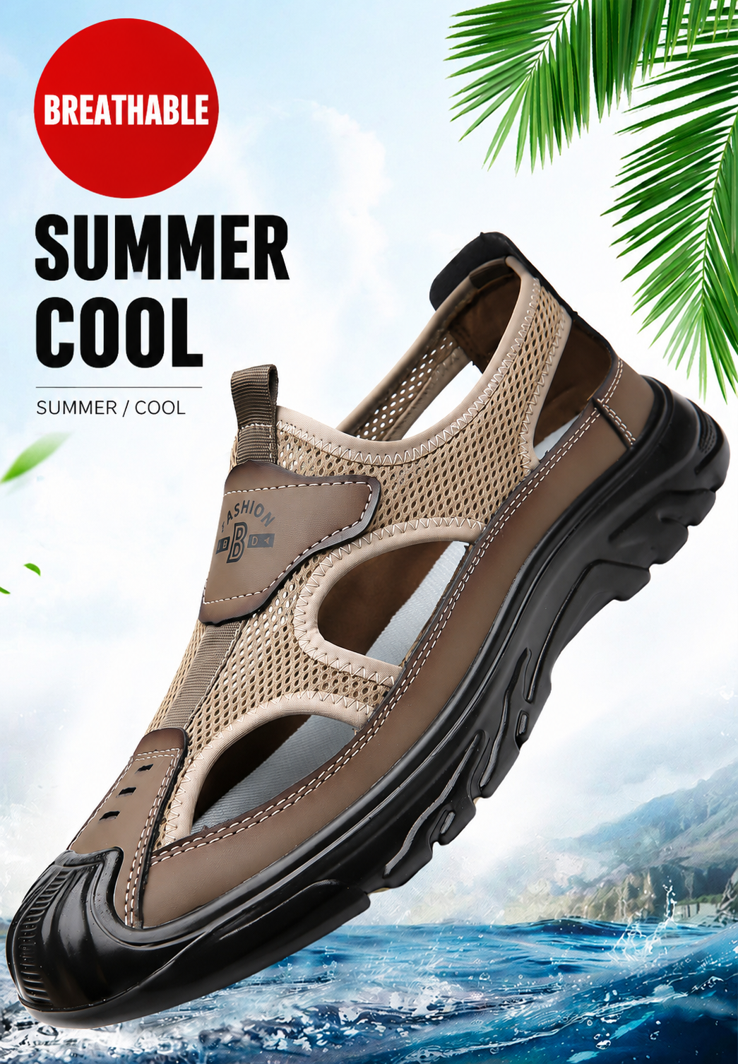 Men's Breathable Outdoor Water Shoes