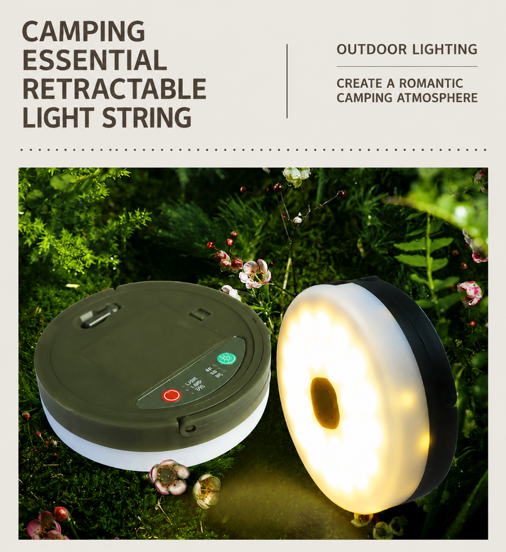 Portable Rechargeable Camping Light String