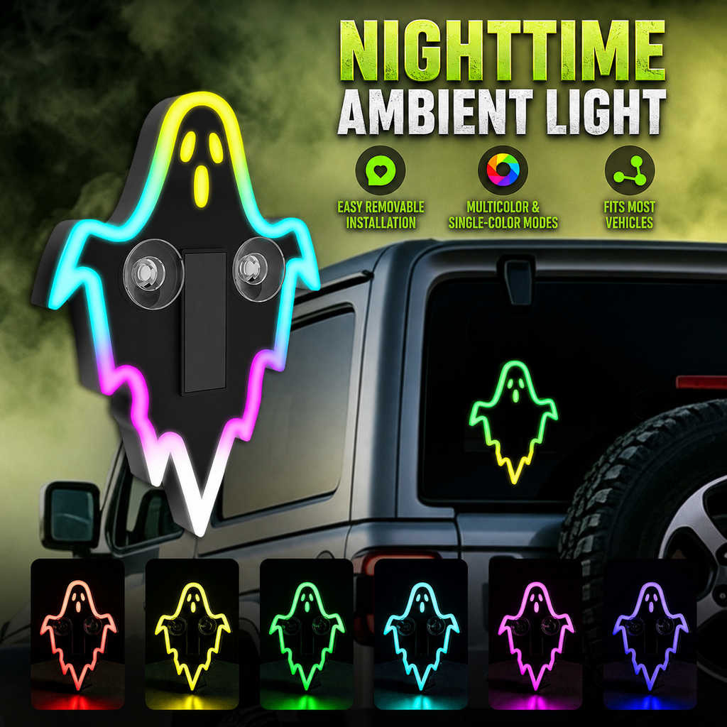 Multicolor Ghost Car Window Light