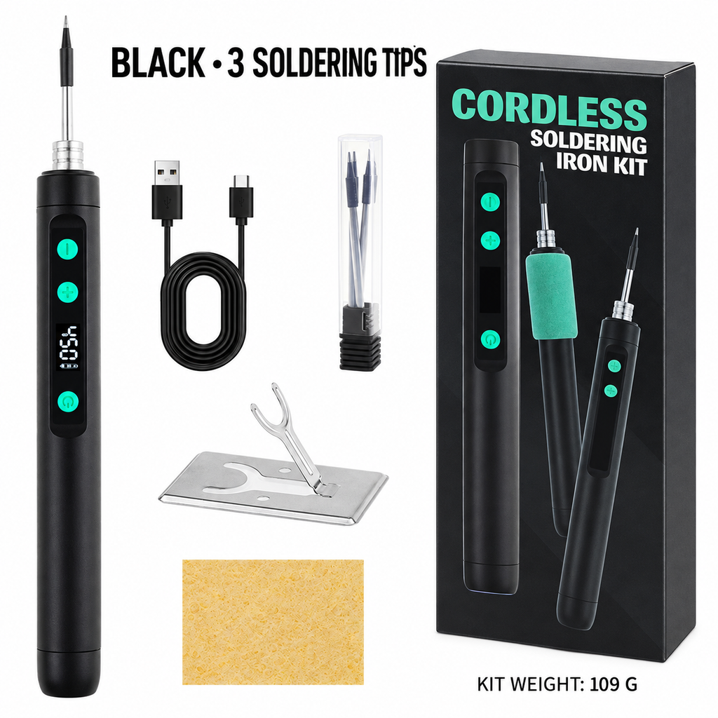 Cordless Digital Soldering Iron Kit