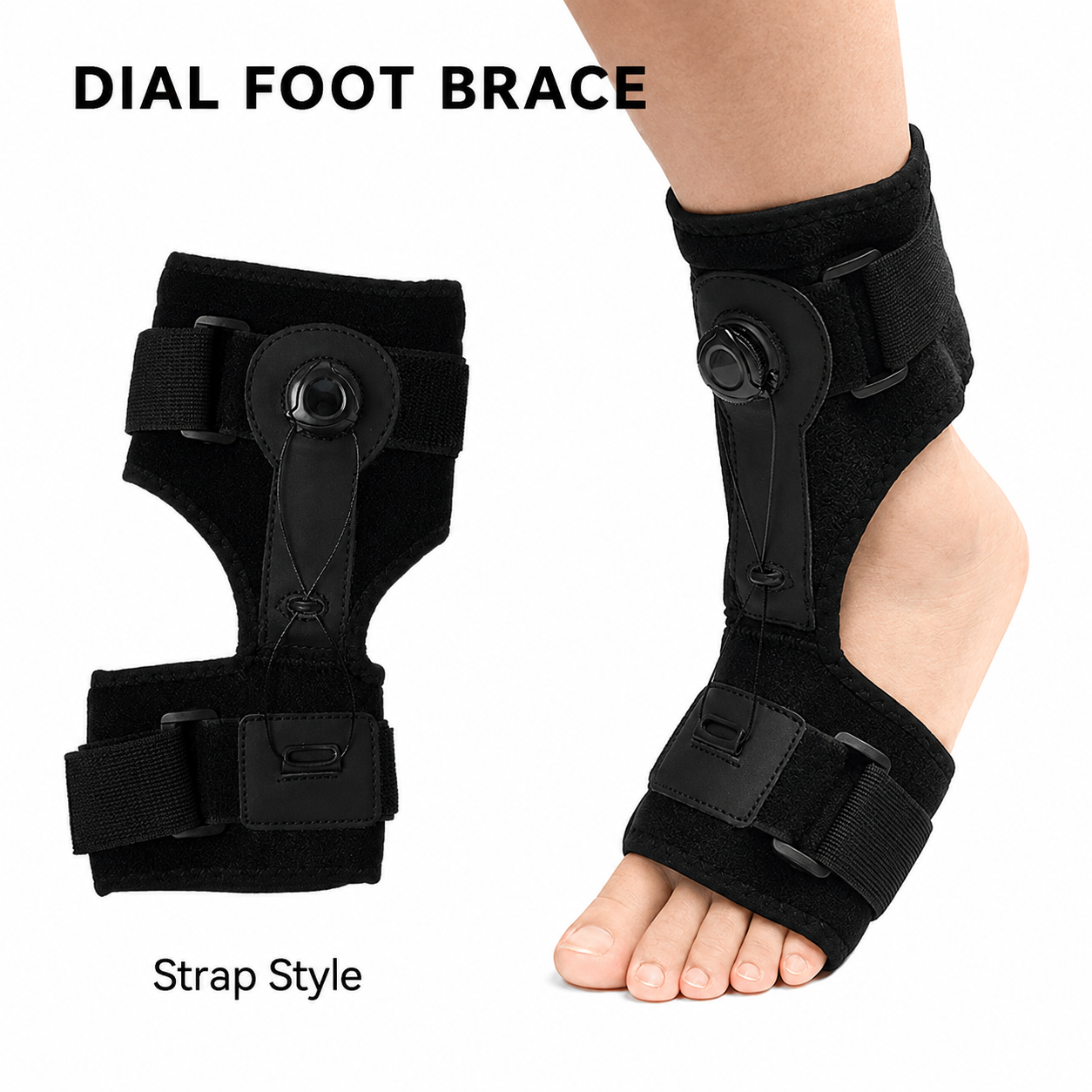 Adjustable Foot Drop Support Brace
