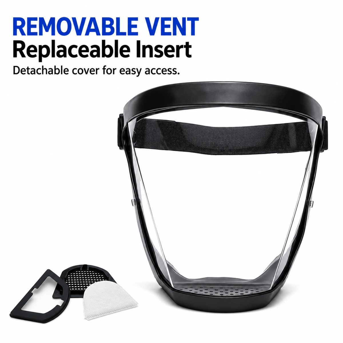 Adjustable Clear Full-Face Shield
