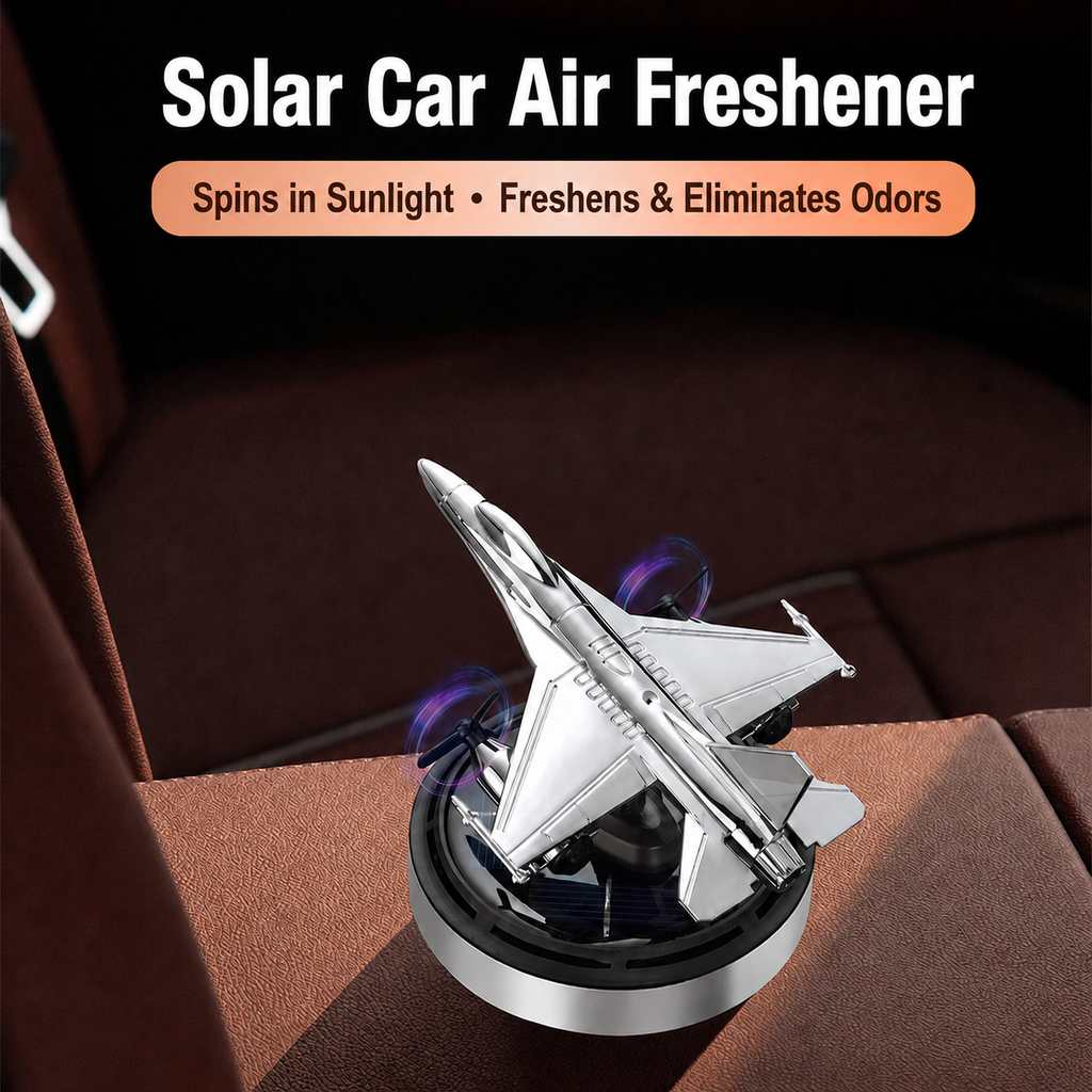 Solar Fighter Jet Car Air Freshener