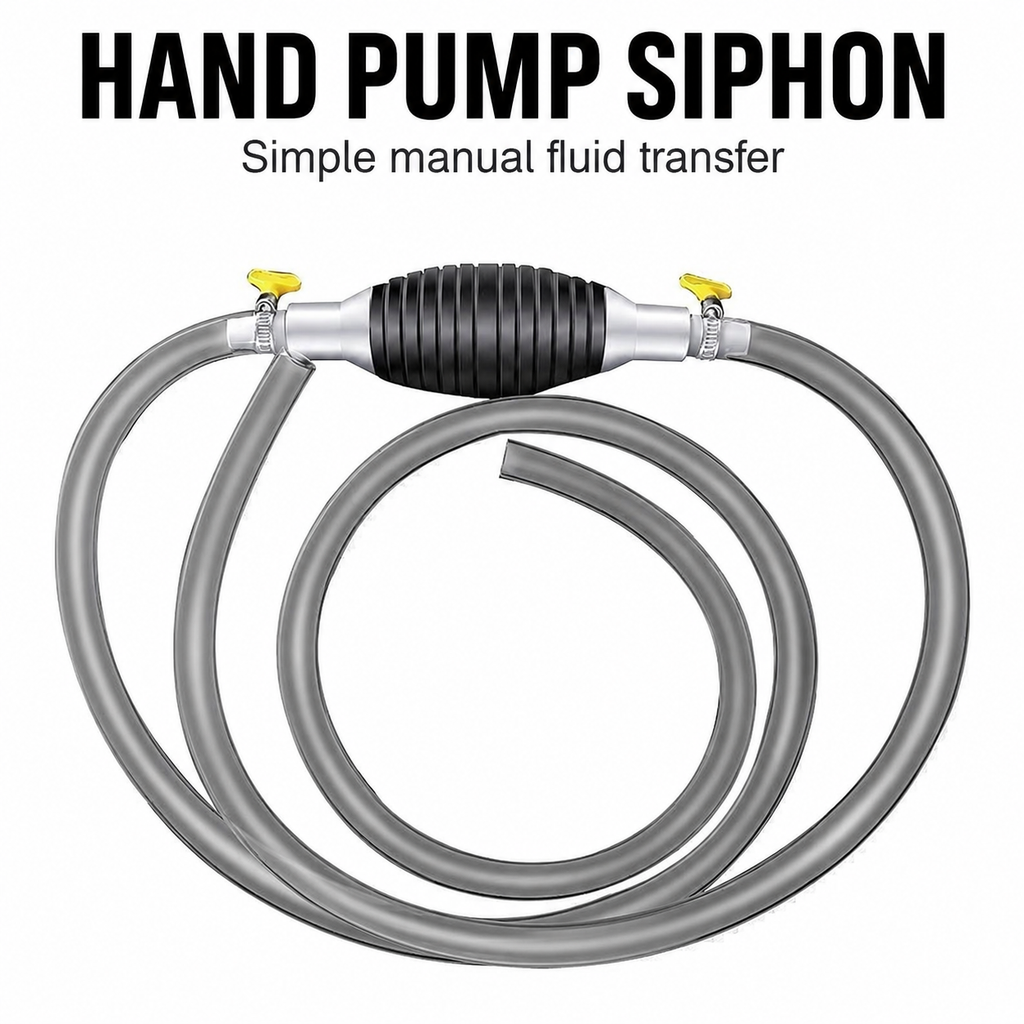 Manual Fluid Transfer Siphon Pump
