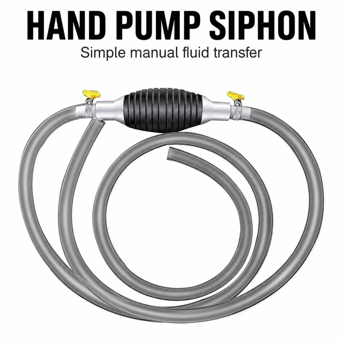 Manual Fluid Transfer Siphon Pump