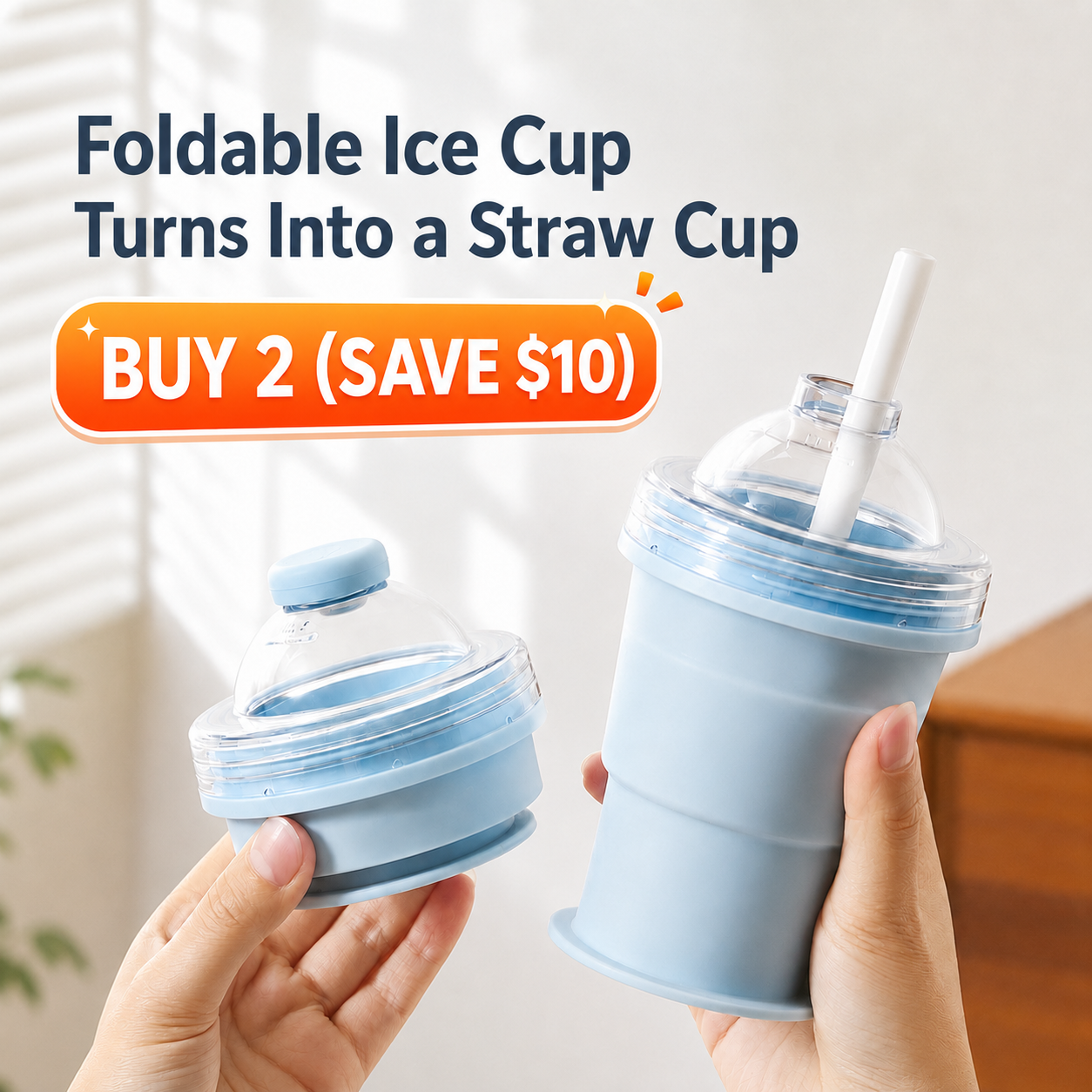 Portable Collapsible Ice Ball Maker