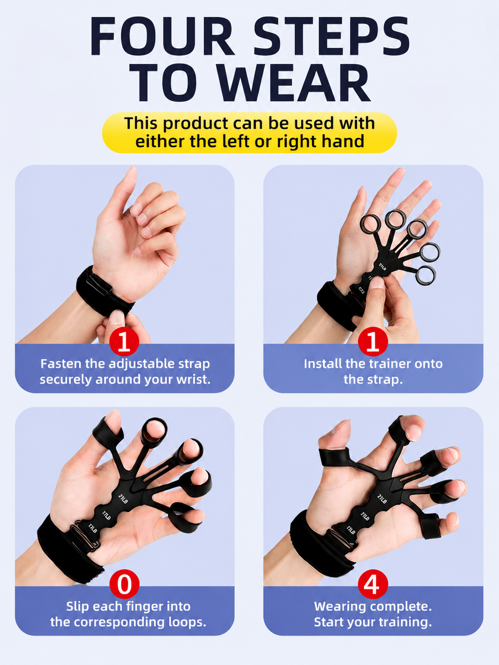 Adjustable Finger Strength Trainer