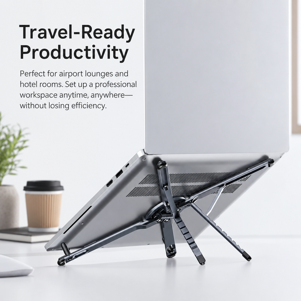 Foldable Magnetic Multi-Device Stand
