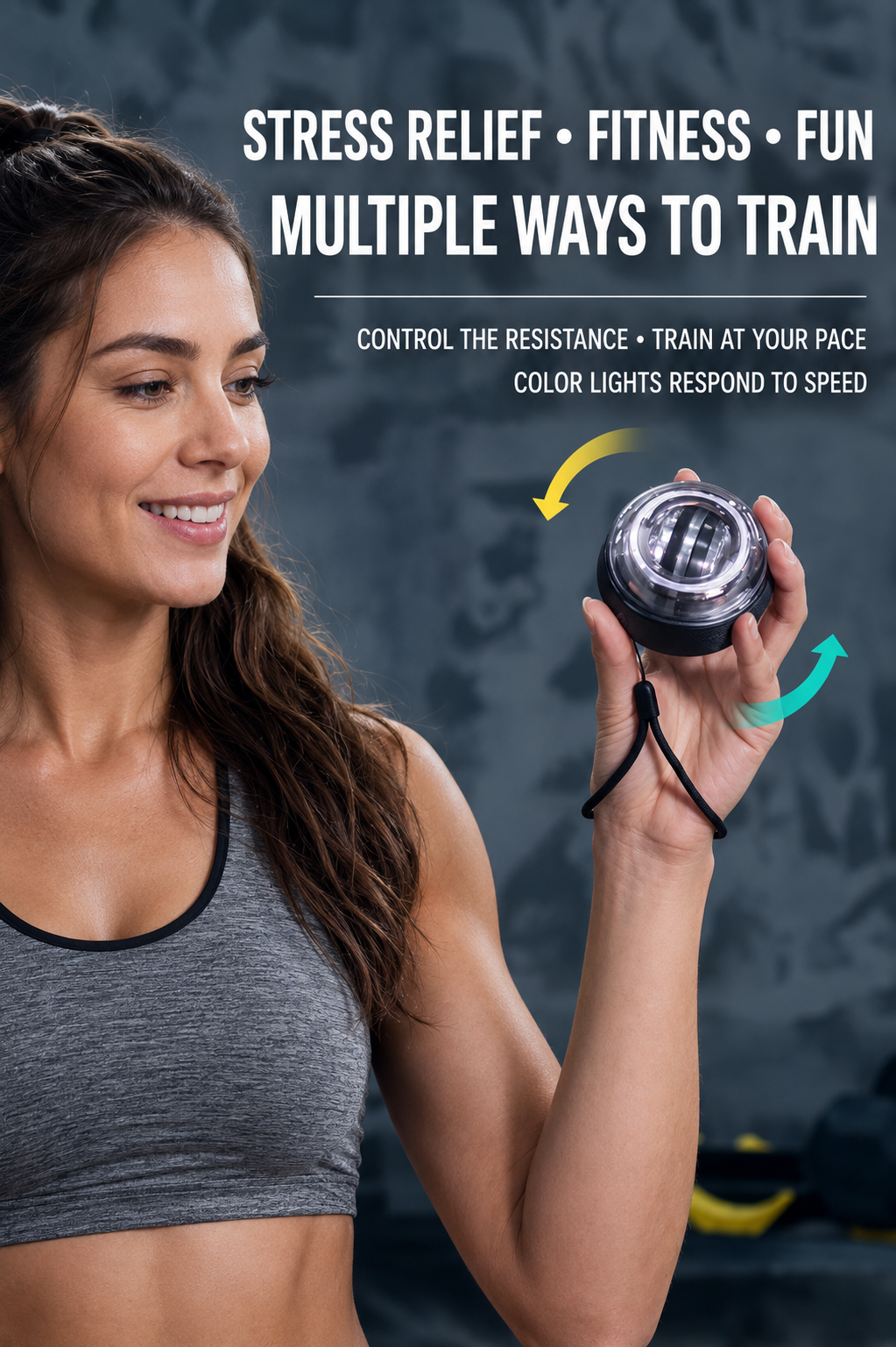 LED Gyroscopic Wrist & Grip Trainer