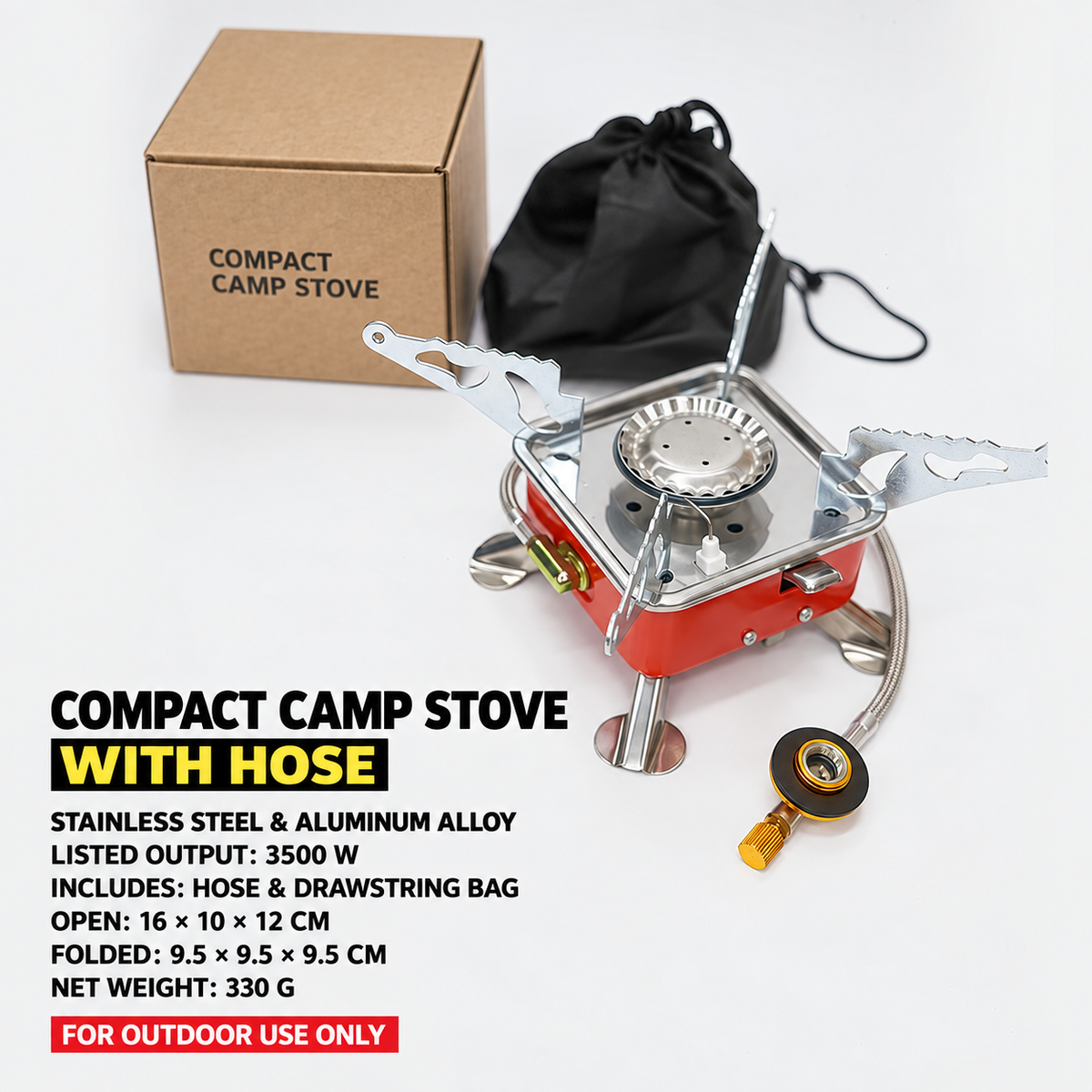 Compact Foldaway Camping Stove
