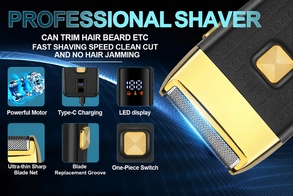 3-Piece Cordless Hair Grooming Kit