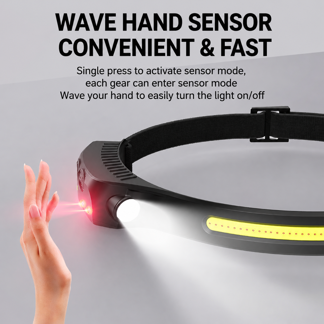 Outdoor Night Fishing and Running Motion-Sensor Light
