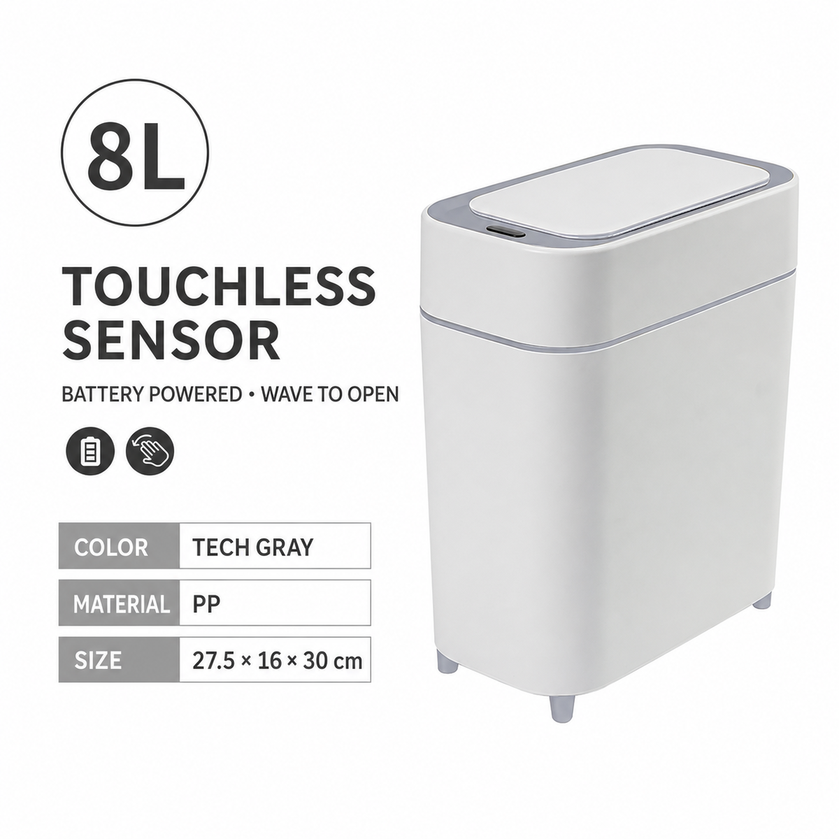 Automatic Bag-Fitting Sensor Bin