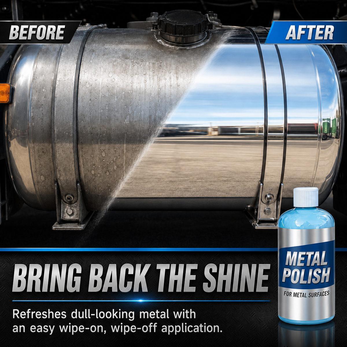 Easy-Wipe Metal Surface Polish