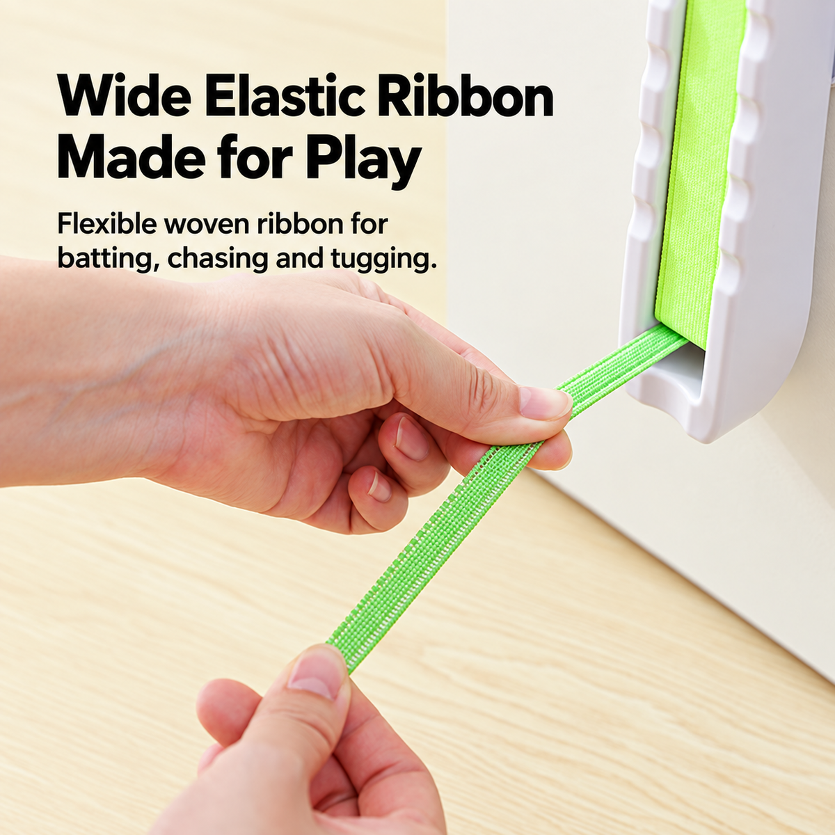 Ribbon Chase Wall Cat Toy