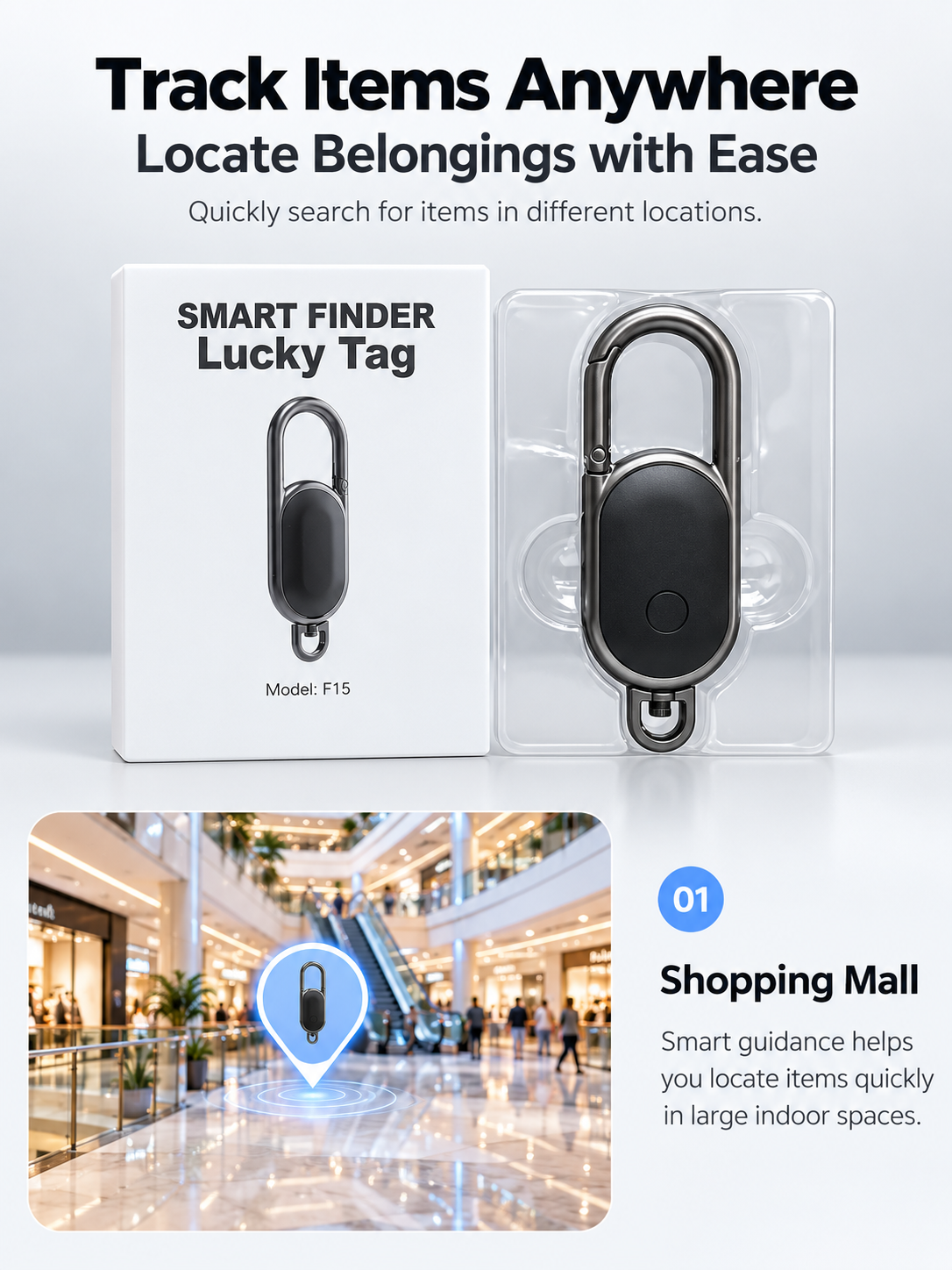 Smart Bluetooth Item Finder Tag