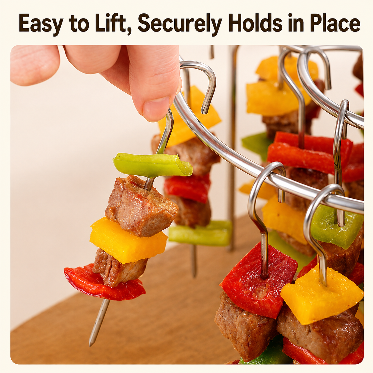Stainless Steel Air Fryer Skewer Rack