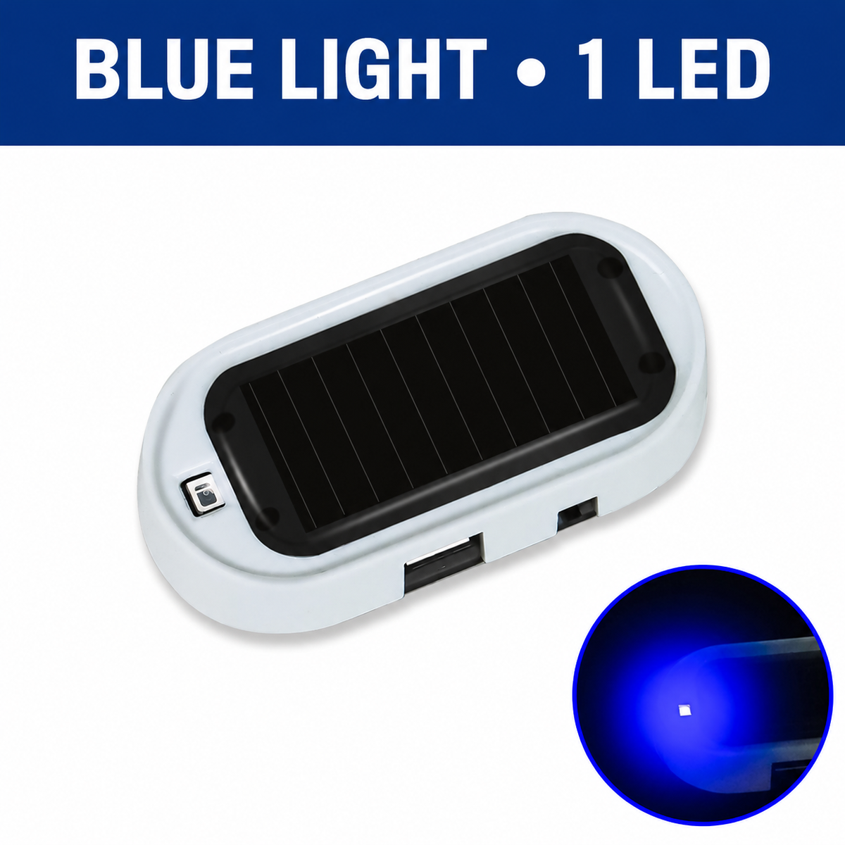 Solar-Assisted Car Warning Light