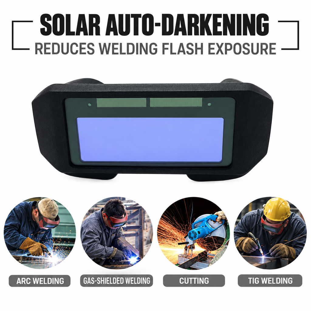 Solar Auto-Darkening Welding Goggles