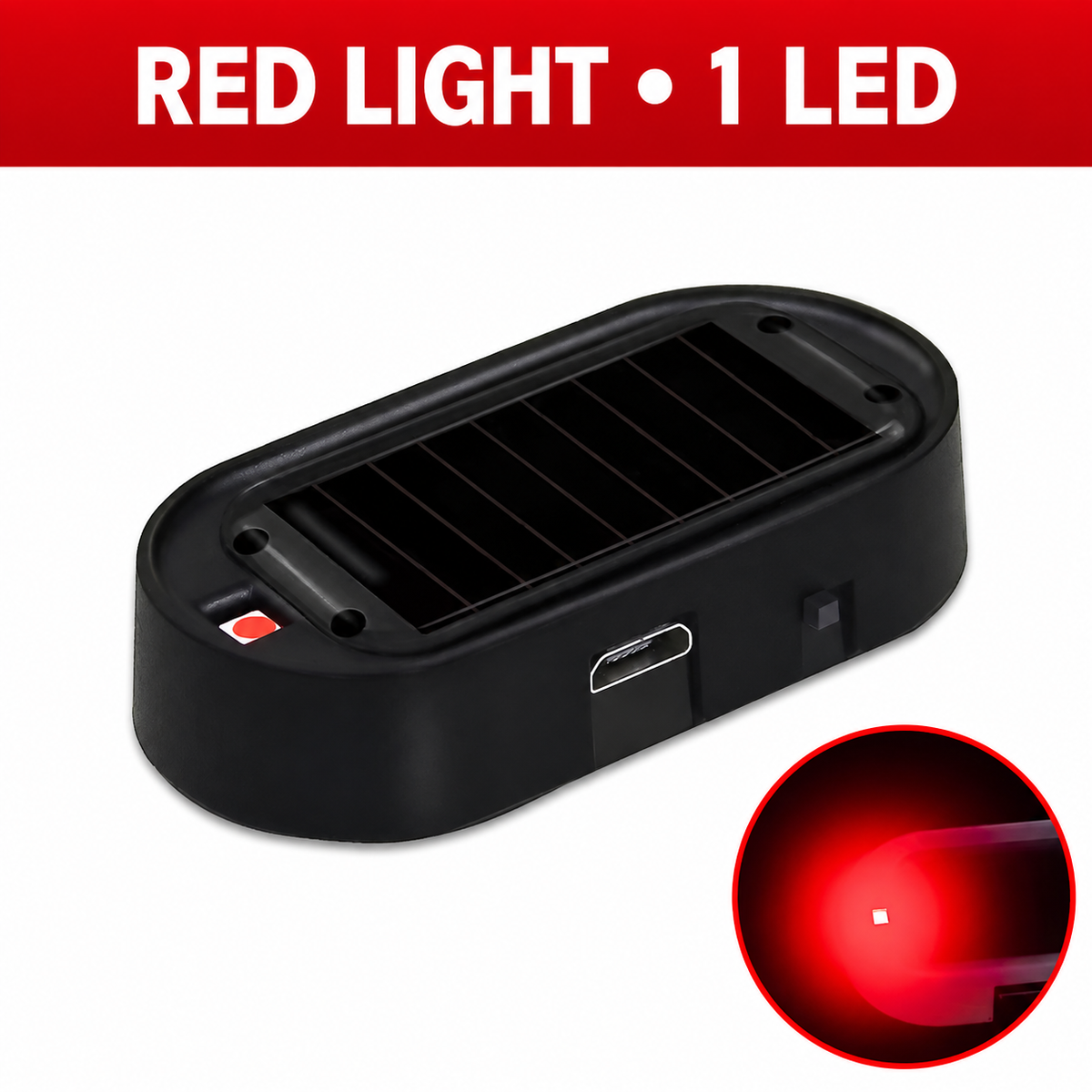 Solar-Assisted Car Warning Light