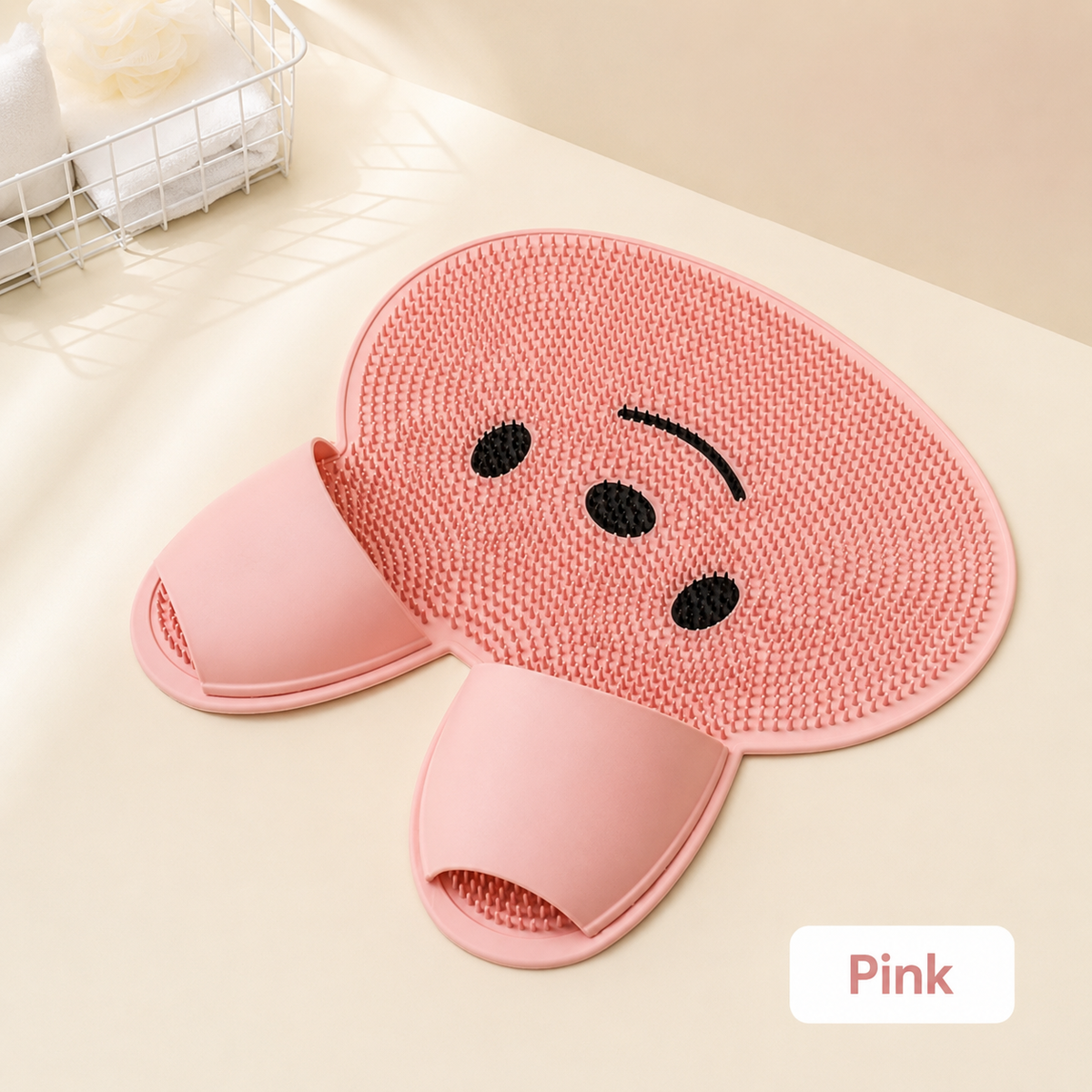 Hands-Free Silicone Shower Mat