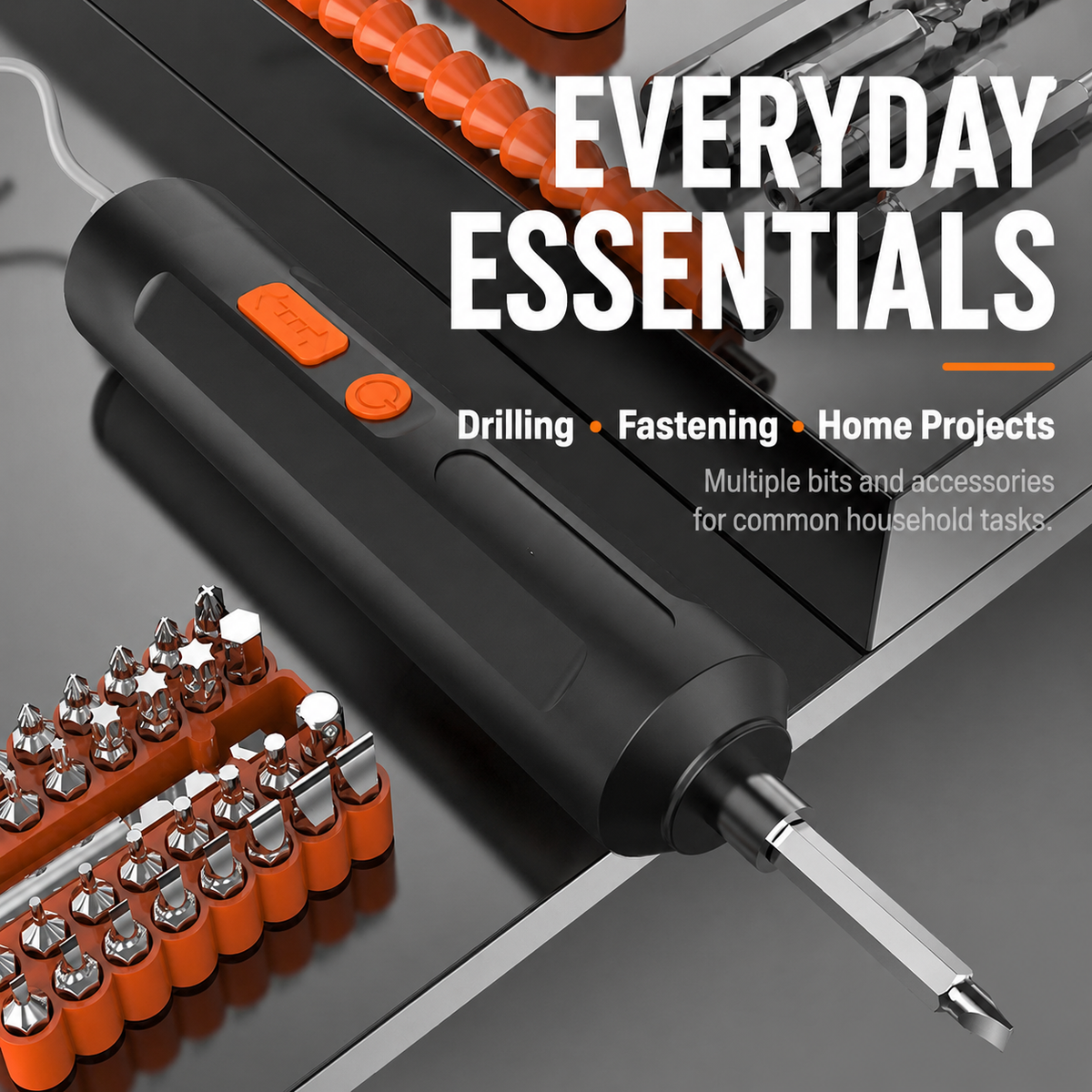 PowerFix 47-Piece Cordless Tool Kit