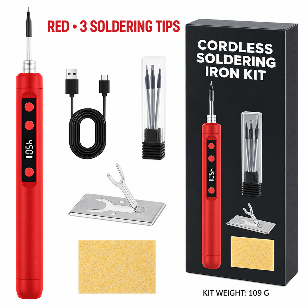 Cordless Digital Soldering Iron Kit