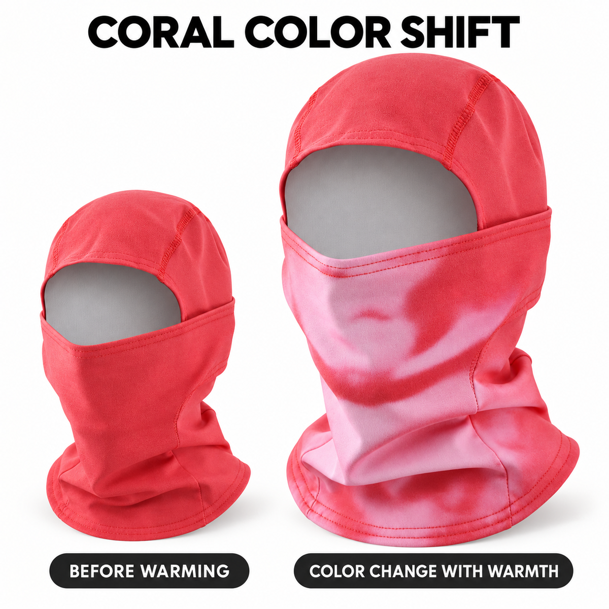 Heat-Reactive Color-Shift Balaclava