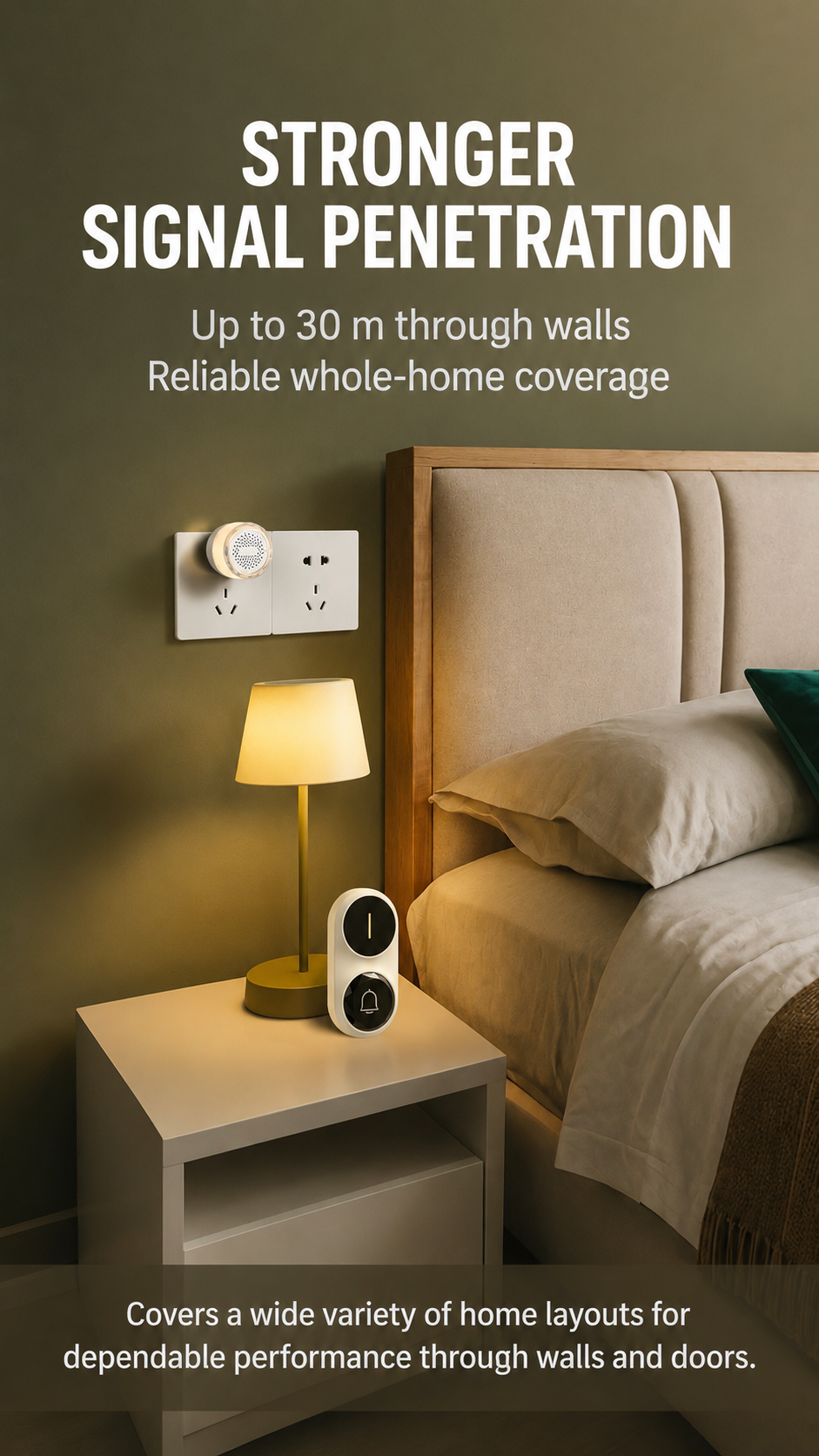 Plug-In Wireless Doorbell Kit