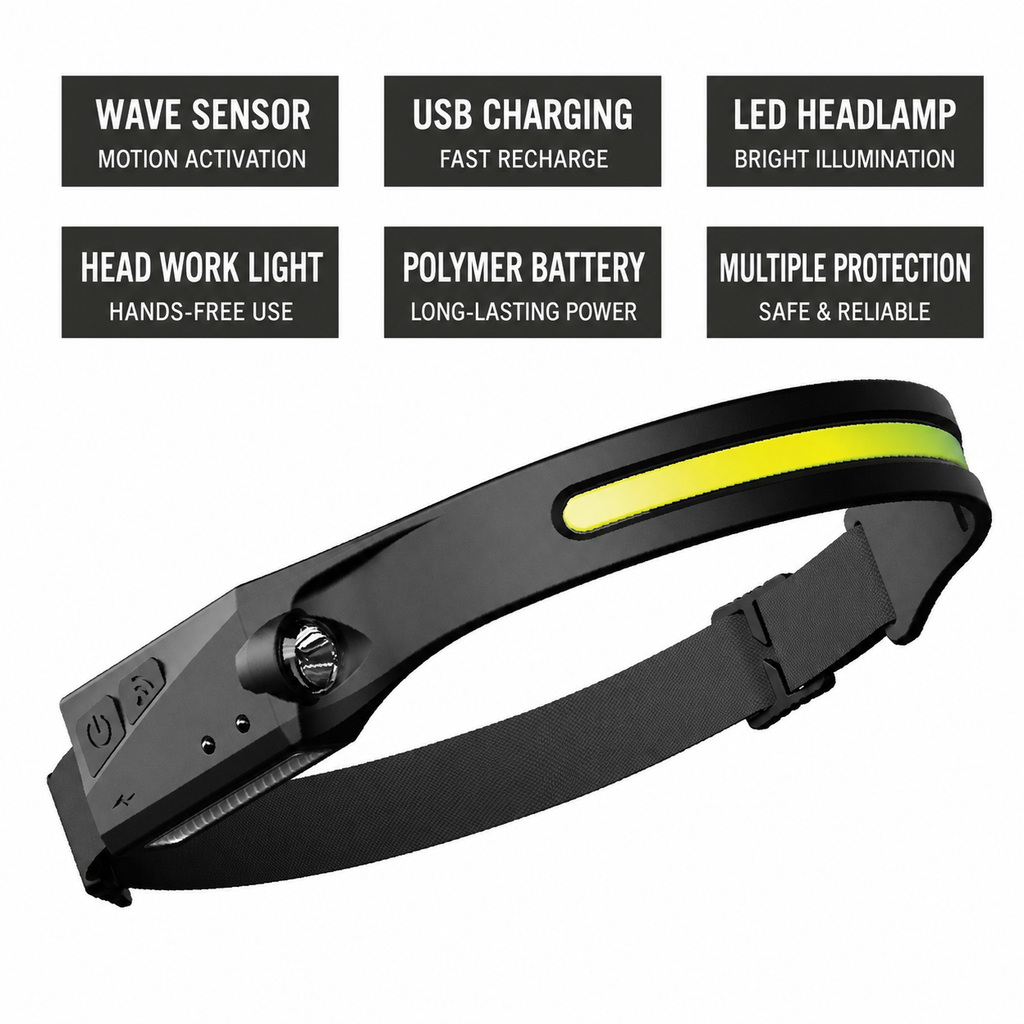 Outdoor Night Fishing and Running Motion-Sensor Light