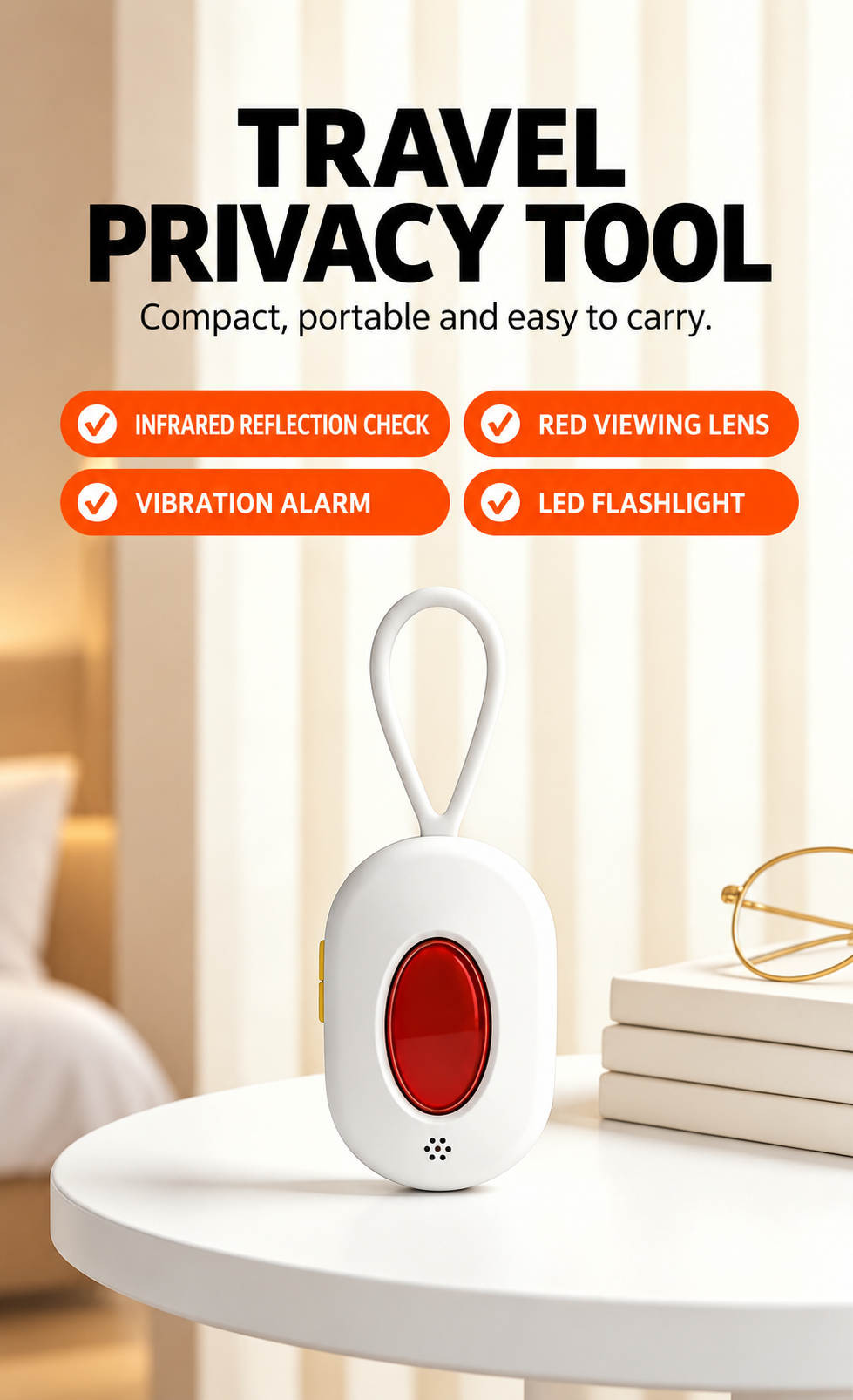 Portable Reflection Scanner & Travel Alarm