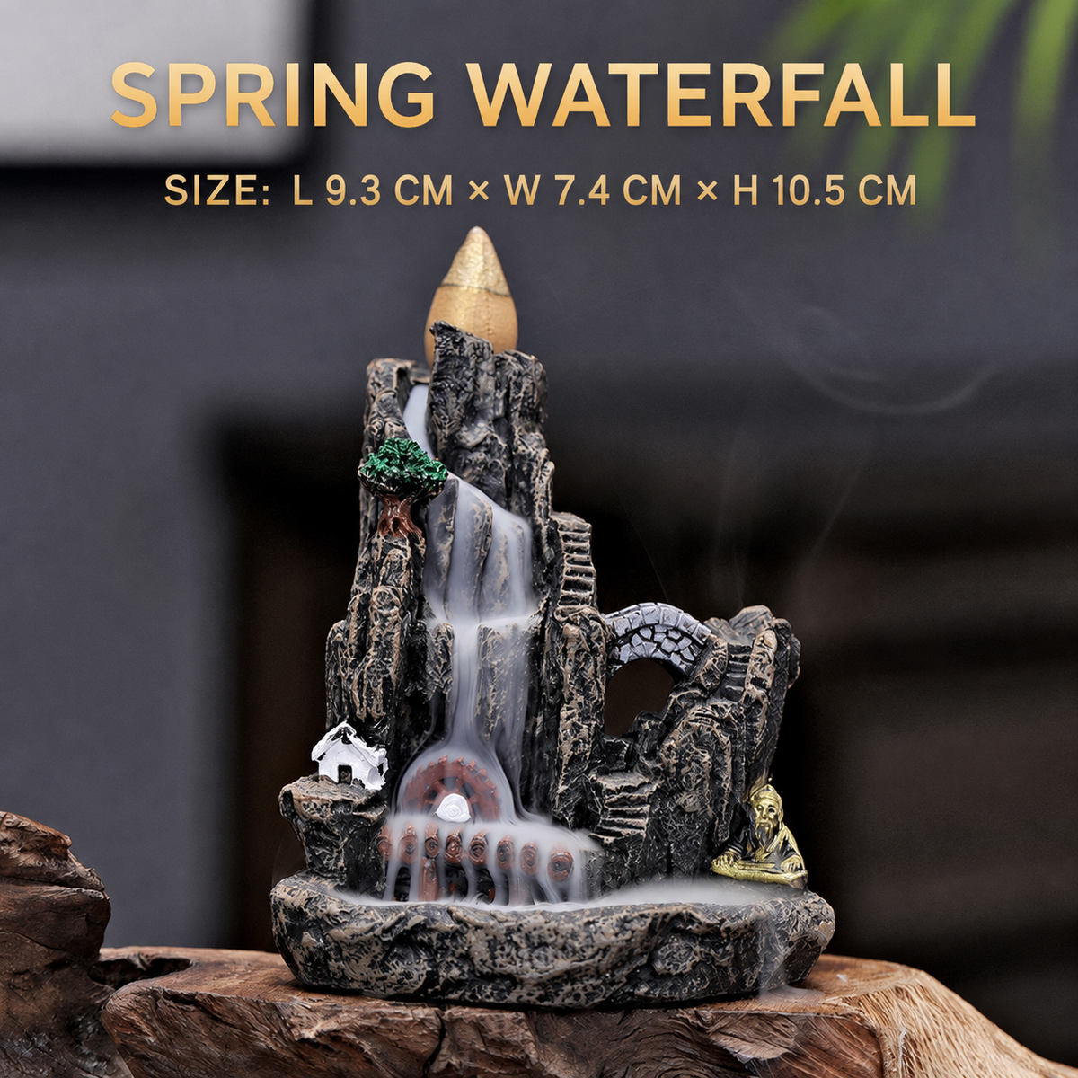 Mountain Waterfall Backflow Incense Burner