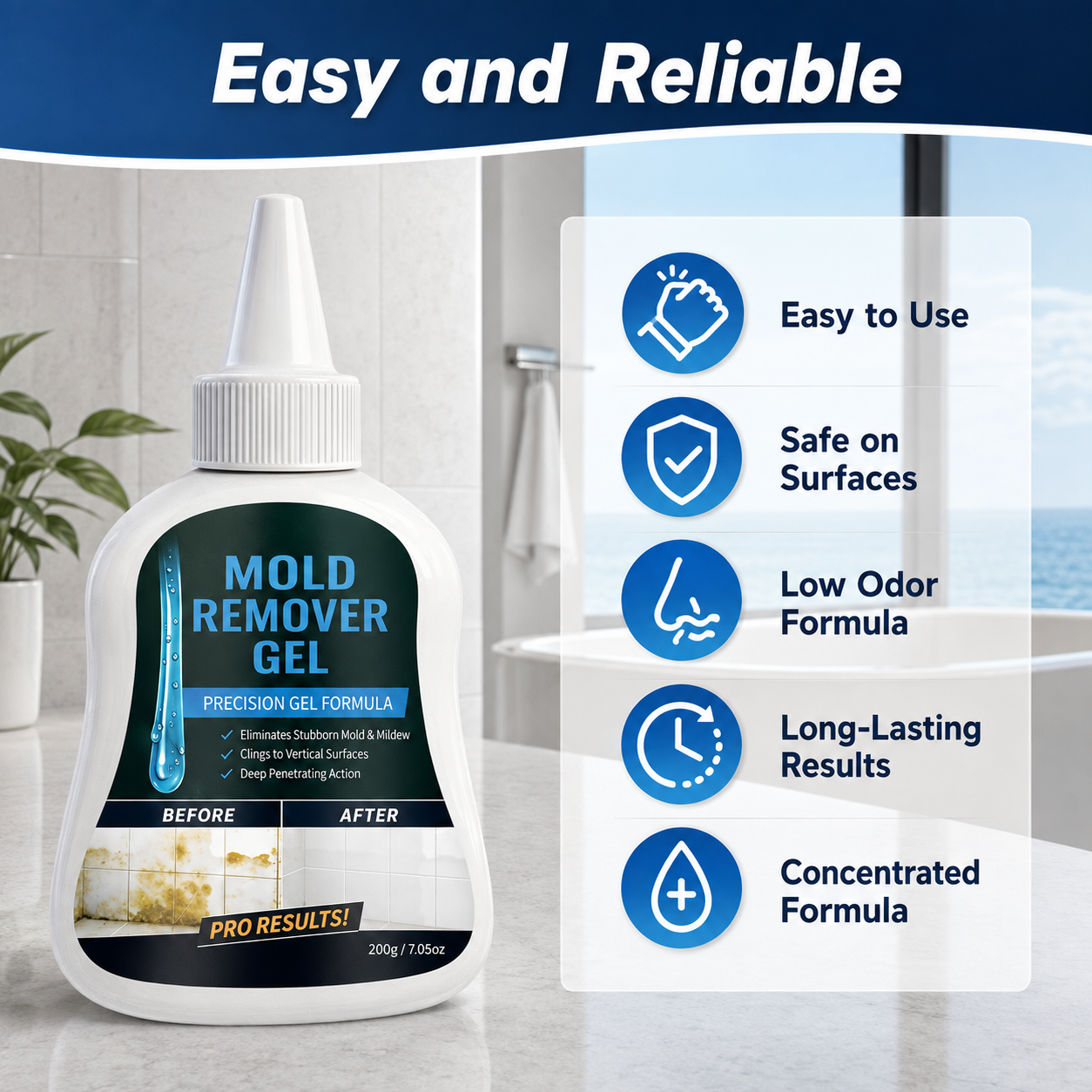 Precision Mold & Mildew Remover Gel