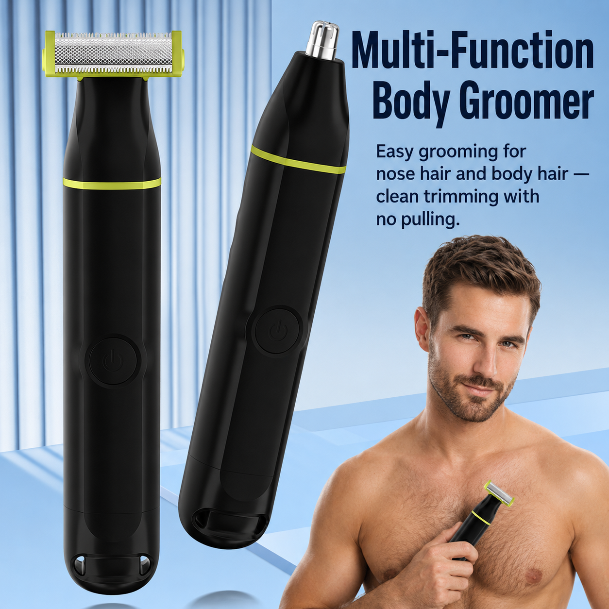 2-In-1 Waterproof Body Groomer