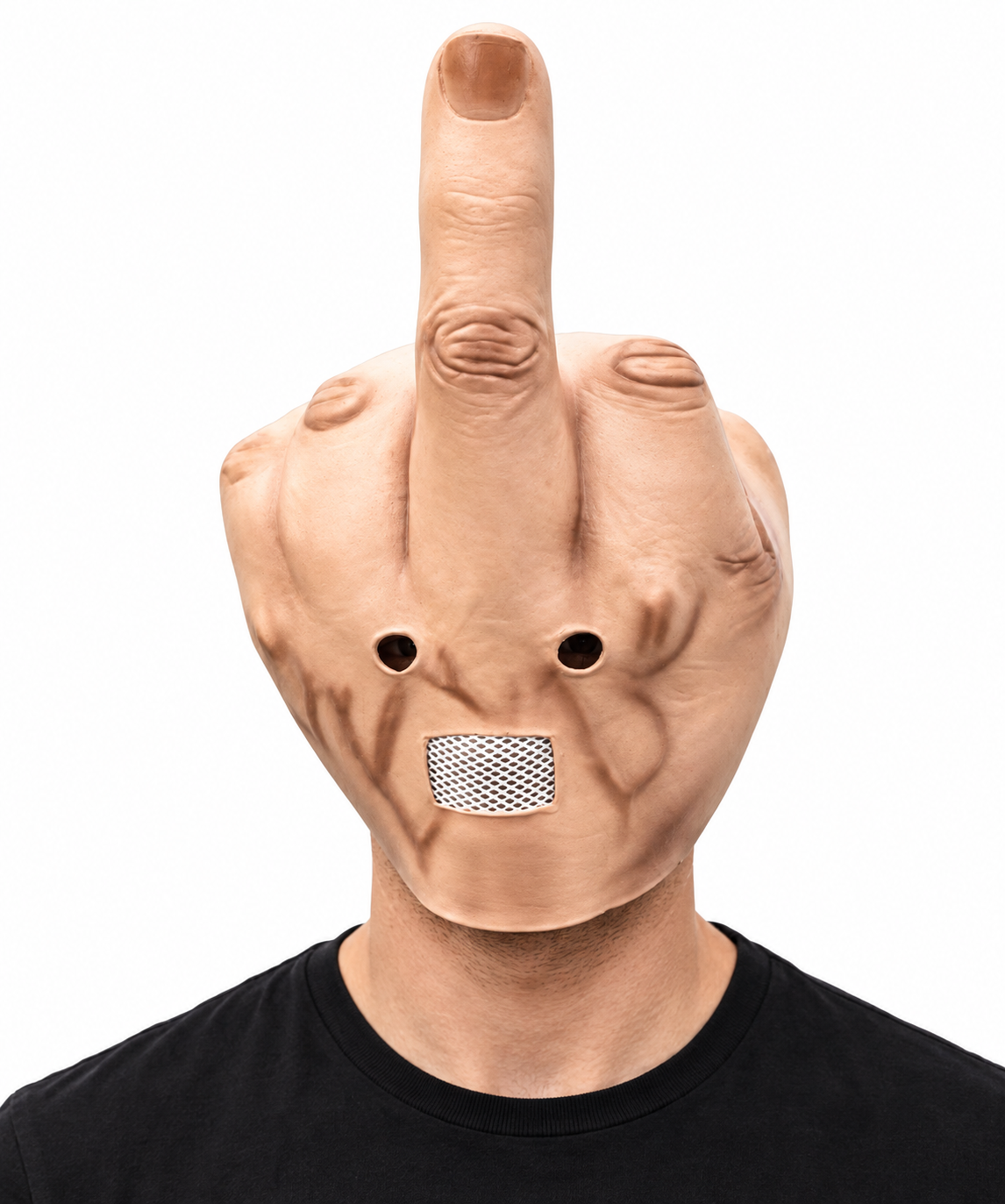 Middle Finger Hand Costume Mask