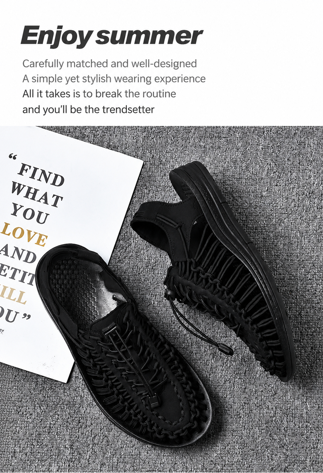 Men's Elastic Woven Comfort Shoes
