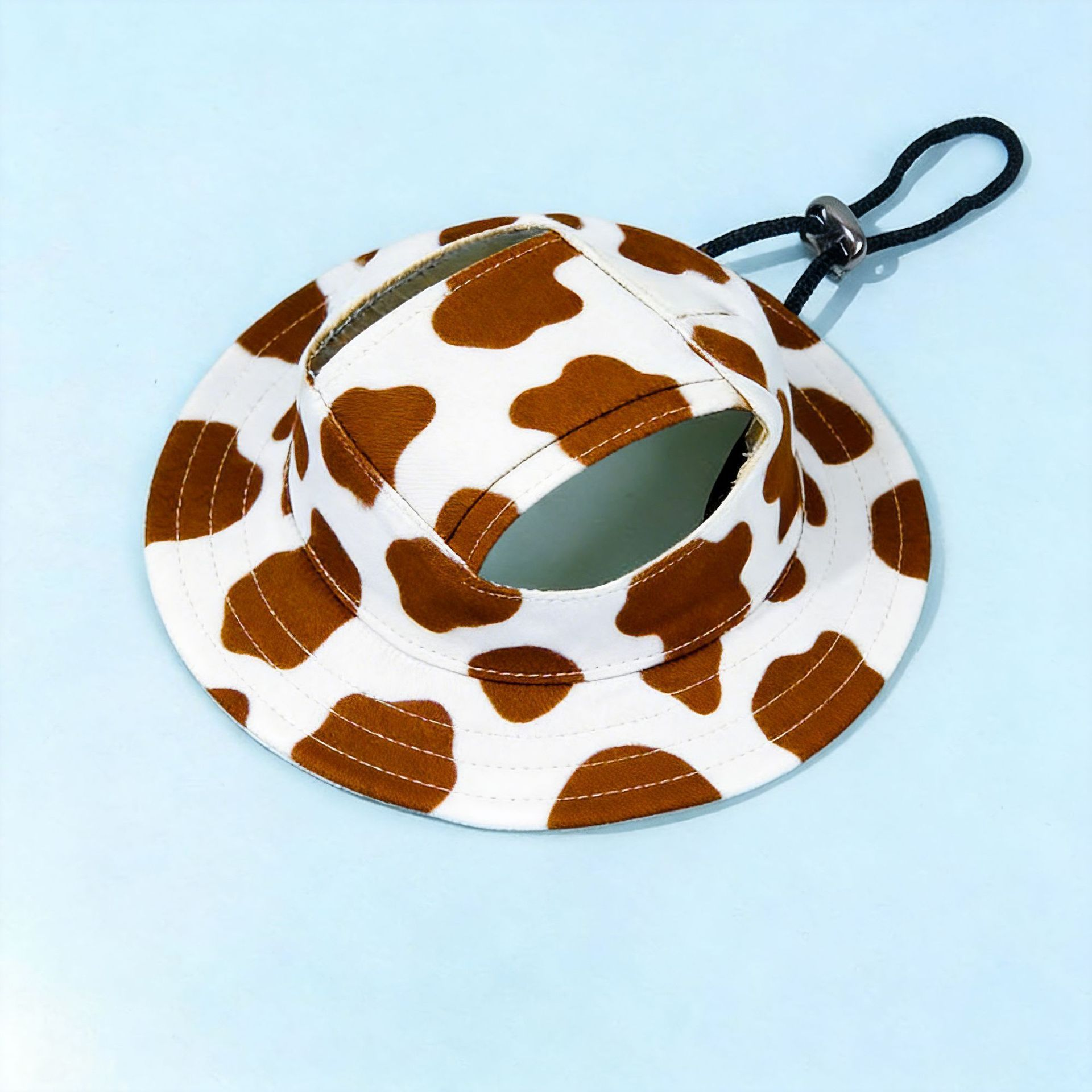 Sun-shielding, non-chafing pet hat