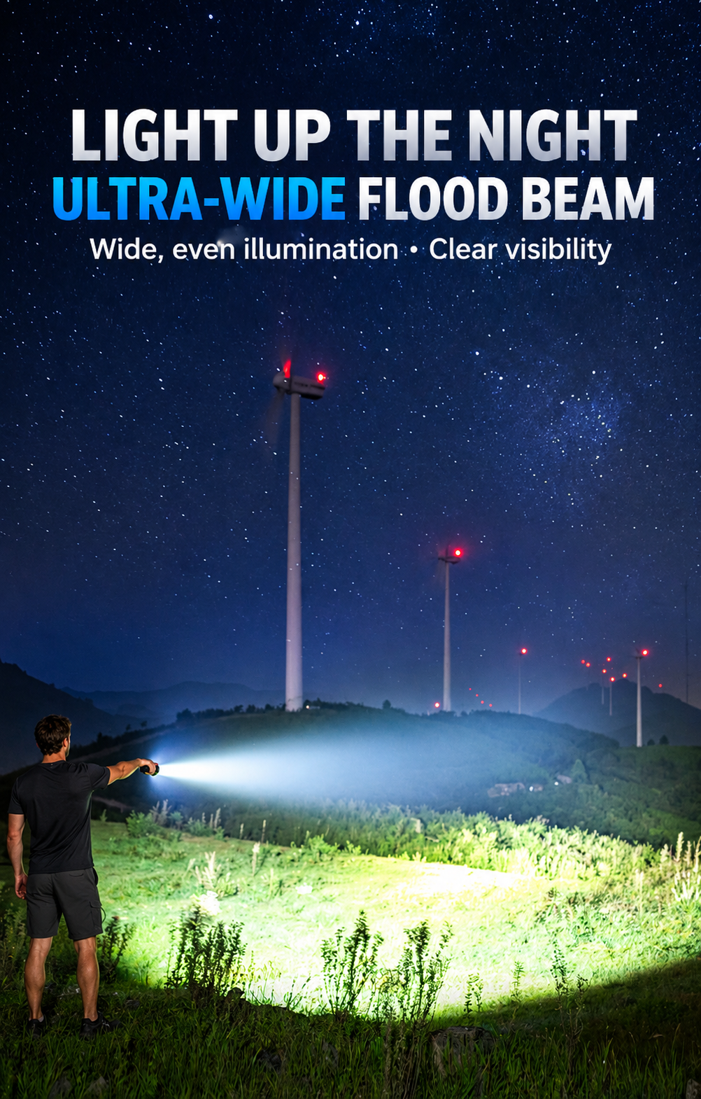 Rechargeable Zoom LED Flashlight