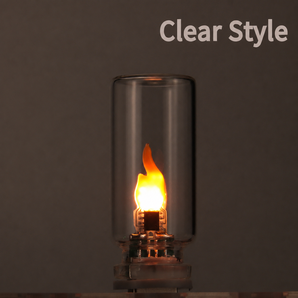 Realistic Flame LED Night Lamp