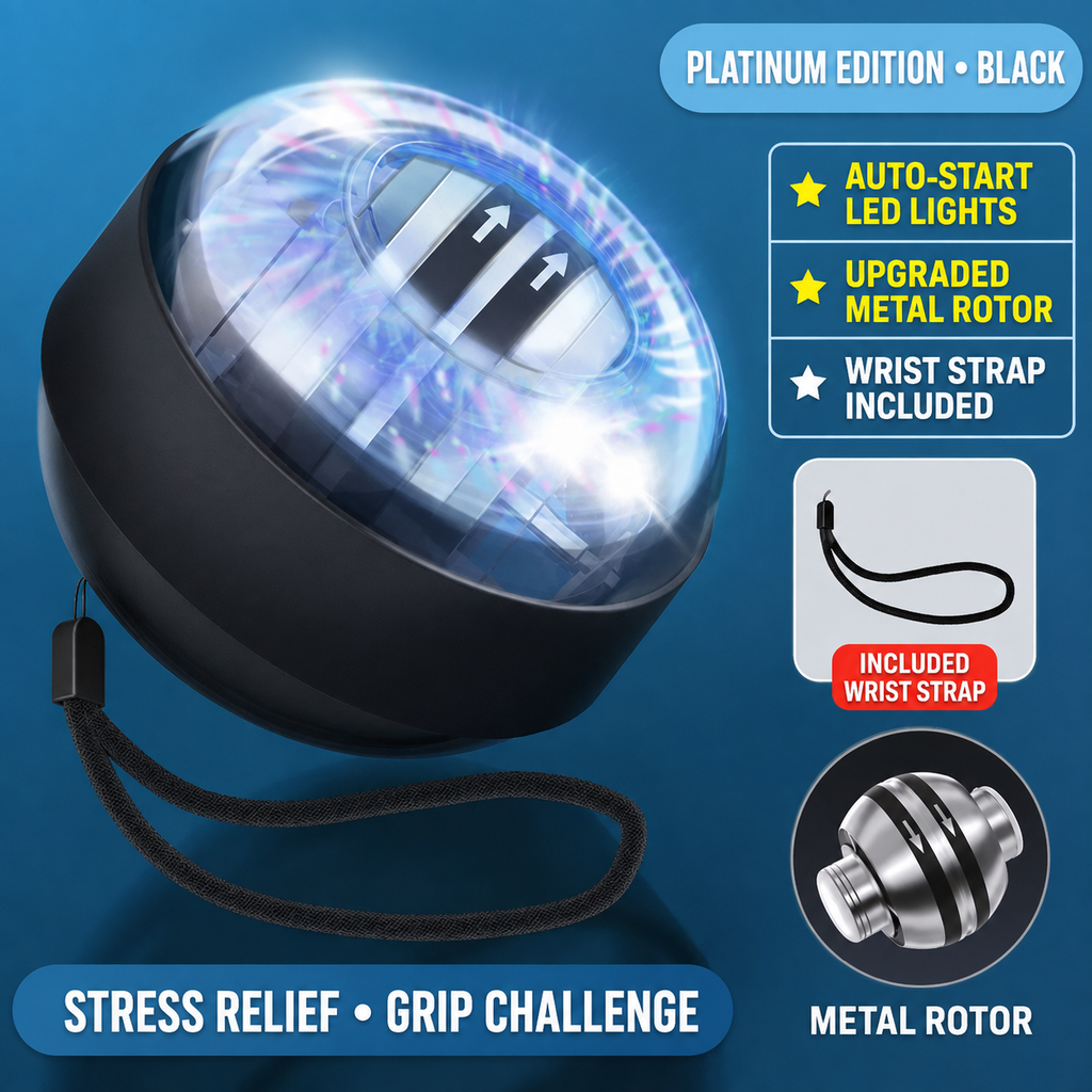 LED Gyroscopic Wrist & Grip Trainer
