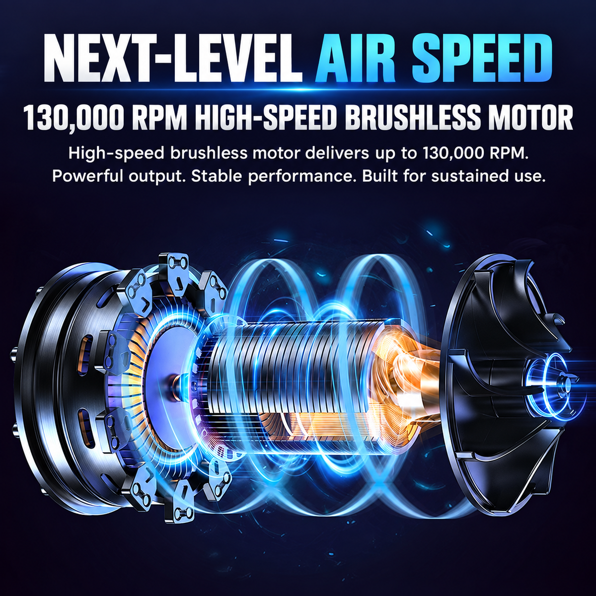 High-Speed Cordless Turbo Blower