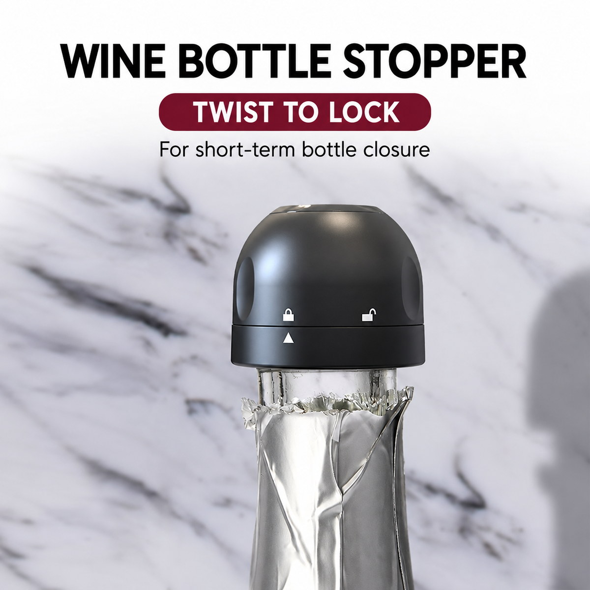 Mini Twist-Lock Wine Stopper