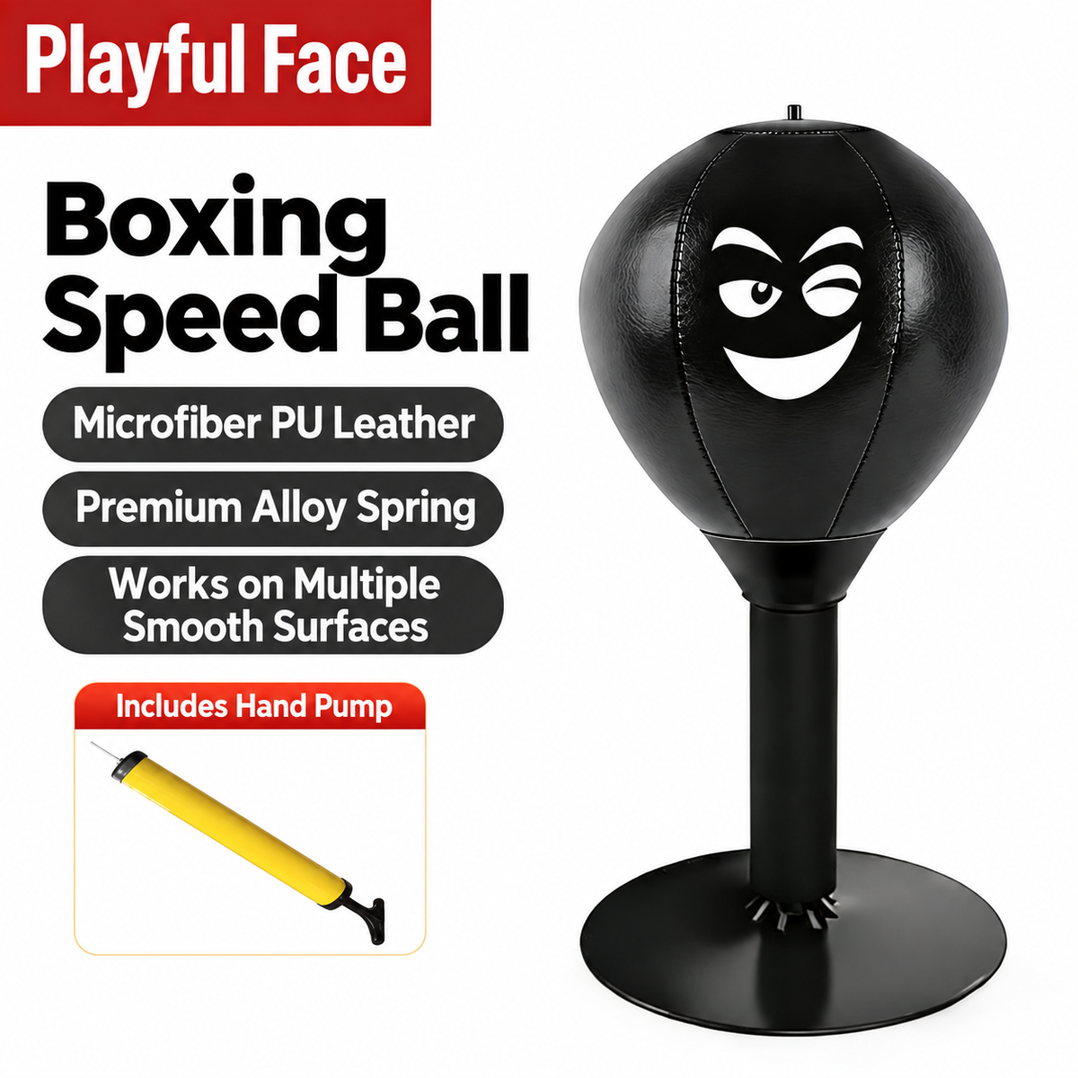 Suction-Base Boxing Reflex Ball