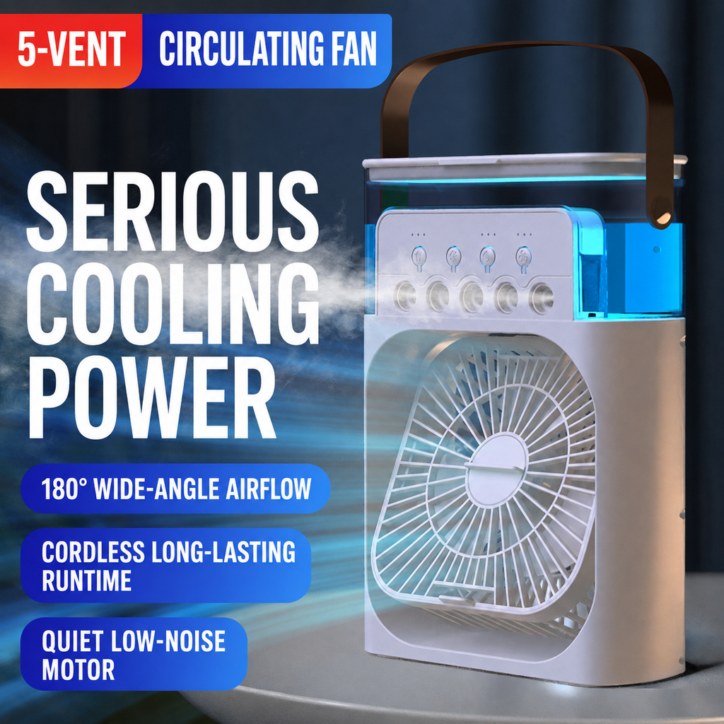 Portable Mist Cooling Fan