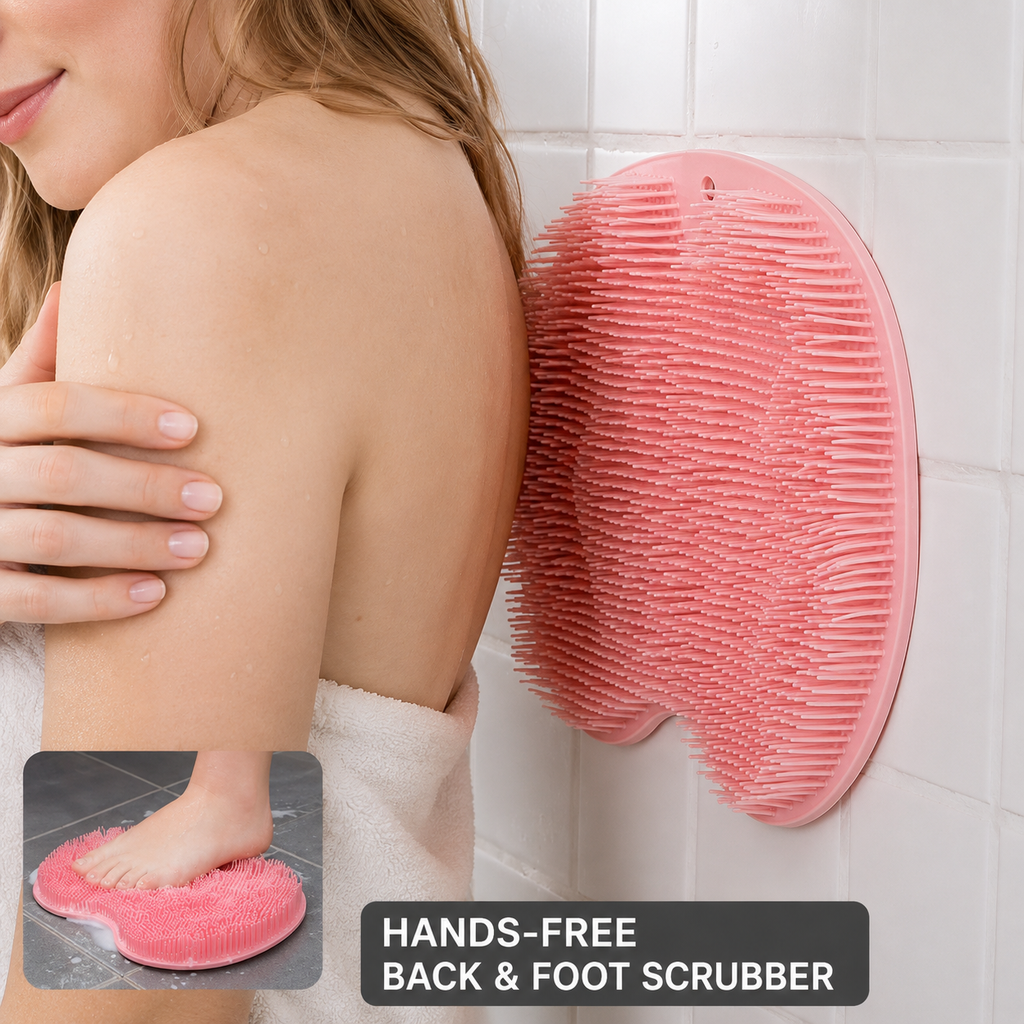 Hands-Free Back & Foot Scrubber
