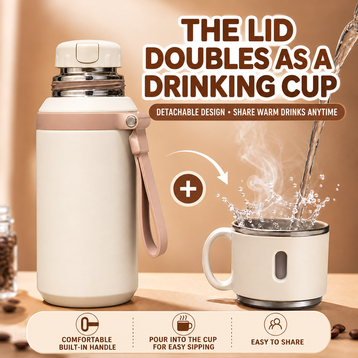 Stainless Steel Bottle with Cup