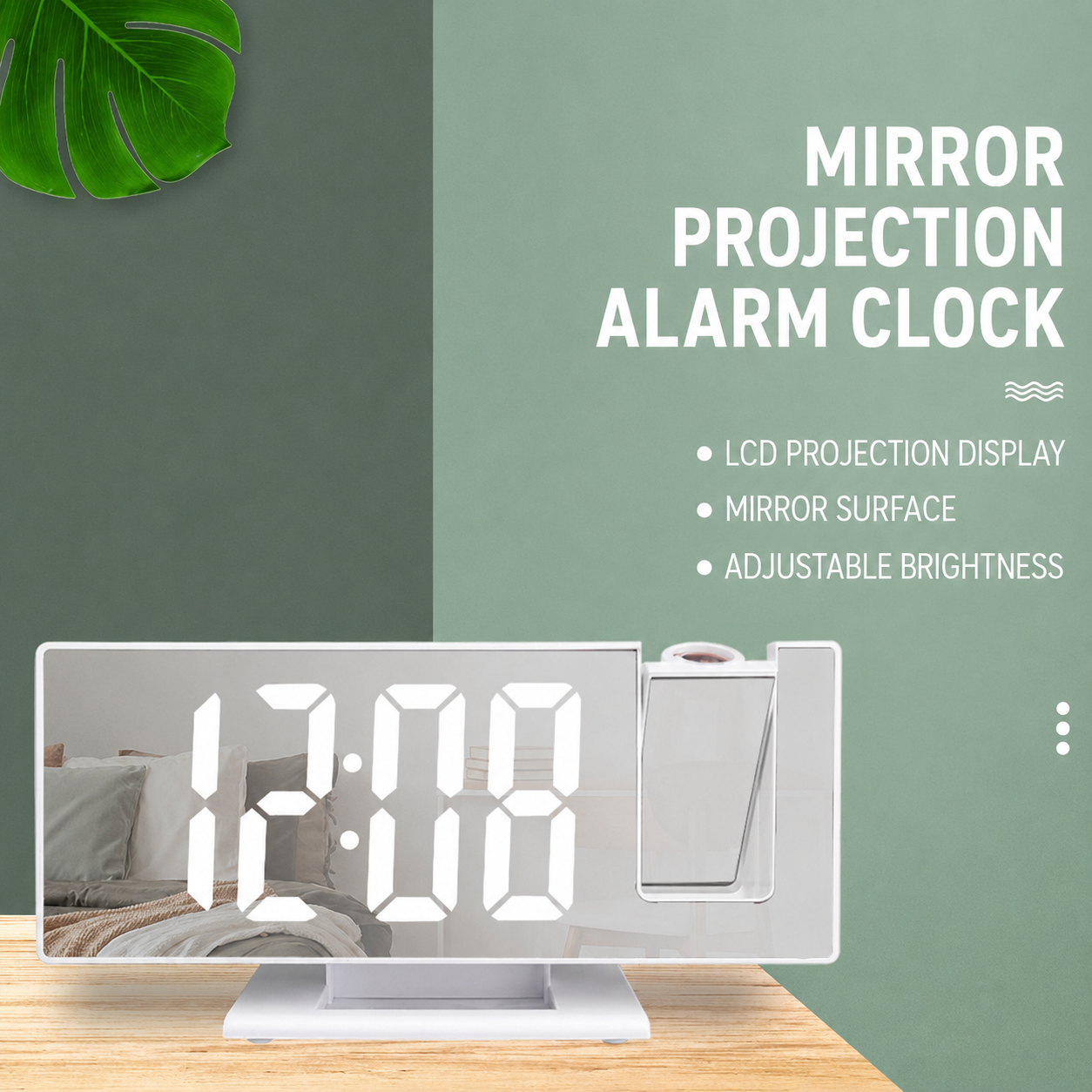 Mirror Projection Alarm Clock Daily