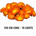 Halloween Marigold Flower String Lights