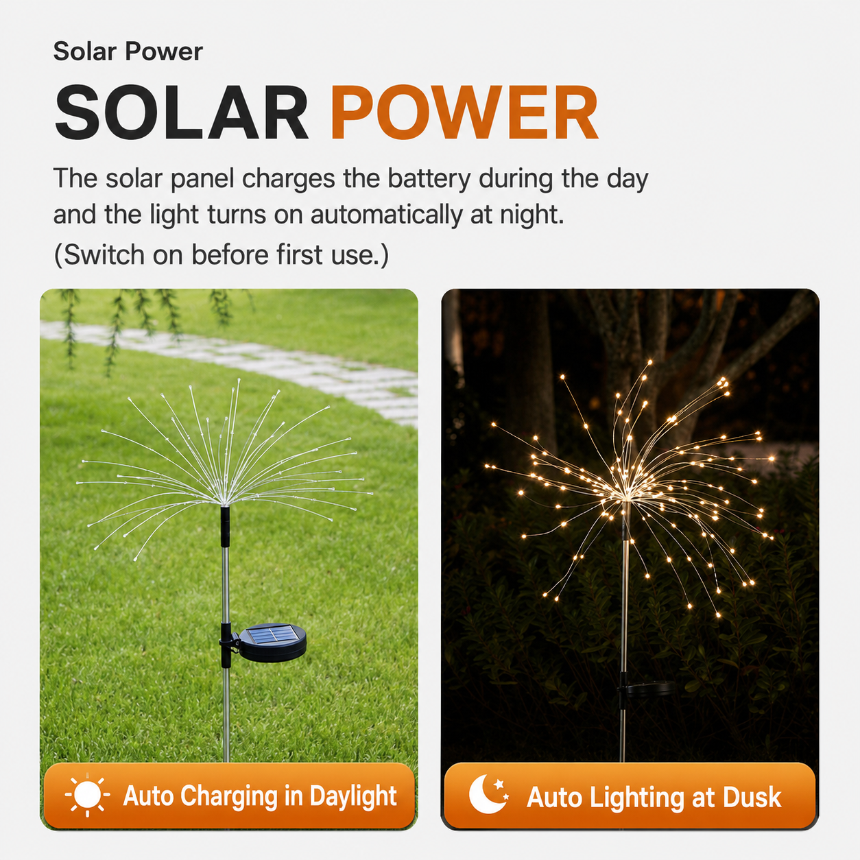 Solar Firework Garden Lights