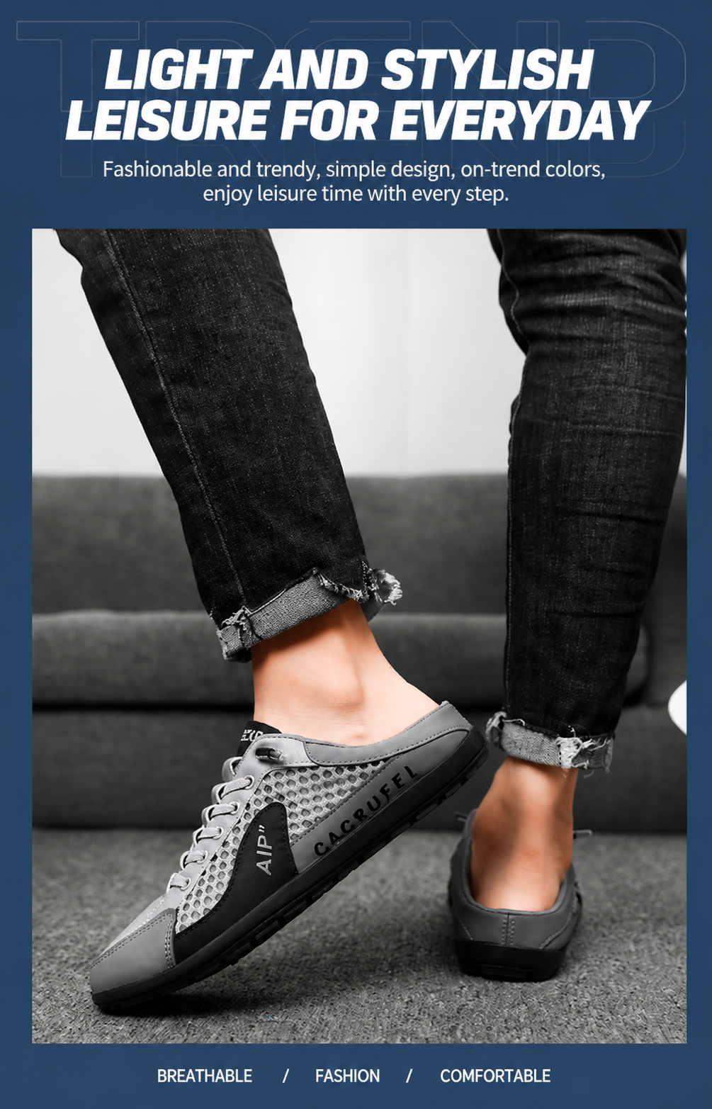 Men's Breathable Slip-On Sneakers